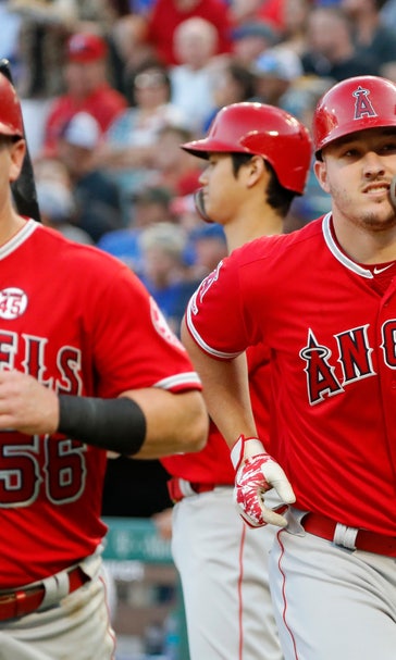 Trout, Barria and bullpen lead Angels past Rangers 6-2